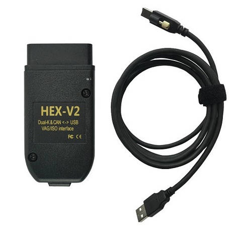 VAG COM VCDS 18.9 HEX CAN OBD2 USB сканер діагностики авто, фото 1