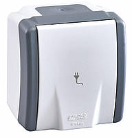 Розетка 1-а з заземленням, Mono electric, OCTANS IP54
