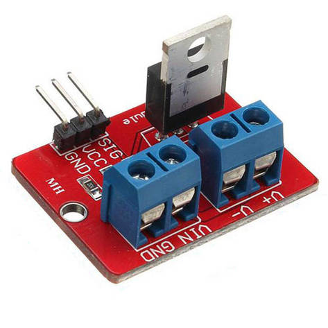 Драйвер MOSFET транзистор IRF520 0-24В модуль Arduino PIC ARM, фото 1