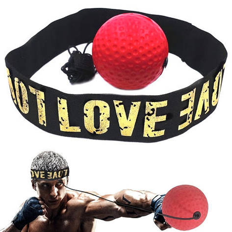 Тренажер м'яч для боксу Fight Ball Файт Болл, м'ячик на резинці, фото 1
