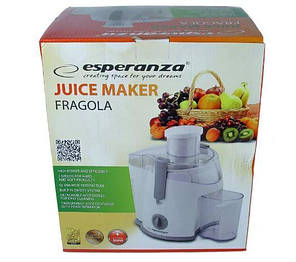 Соковитискач відцентрова Esperanza EKJ005 Fragola 500W, фото 4