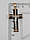 Золотий хрестик з каучуком. Розп'яття Христа. Артикул 940011, фото 4
