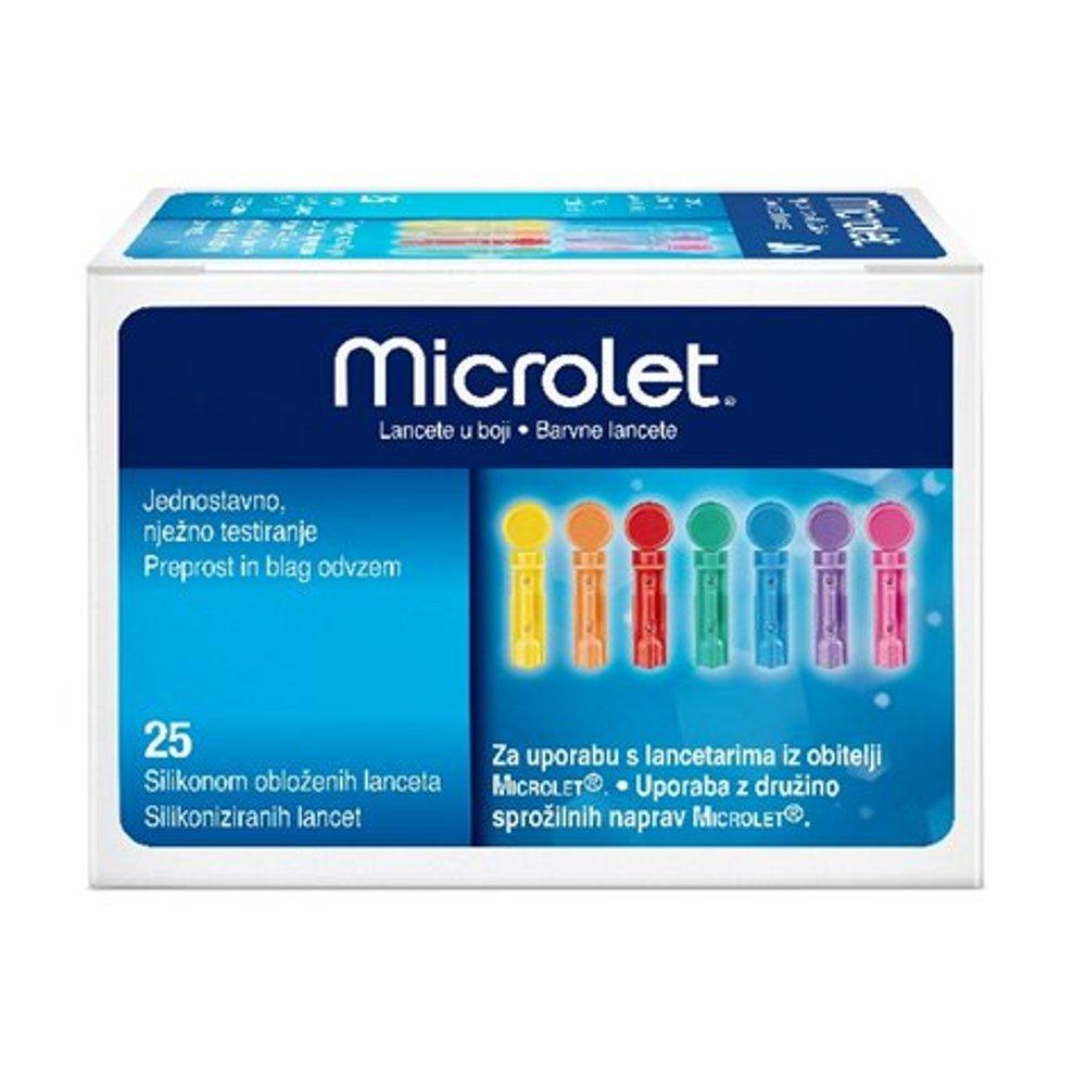 Ланцети універсальні Microlet (Микролет) Сontour Plus, 25 шт.