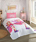 Бавовняне стьобане покривало Aran Clasy 180*240 c наволочками Pinky