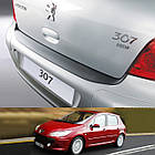 Пластикова захисна накладка на задній бампер для Peugeot 307 3/5 dr hatch 2001-2009