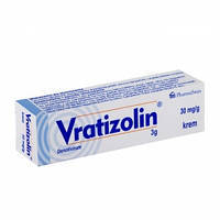 Vratizolin 3% - крем для лечения герпеса губ и лица, 3 г