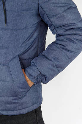 Куртка чоловіча зимова синя-чорна "Аляска" + подарунок Рукавички, фото 2