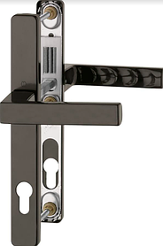 Нажимний гарнітур HOPPE Tulon Тулон для дверей товщиною 77-82 мм E-92 мм колір коричневий