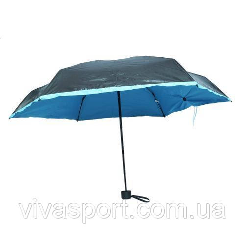 Кишеньковий парасолька Pocket Umbrella, блакитний, фото 1