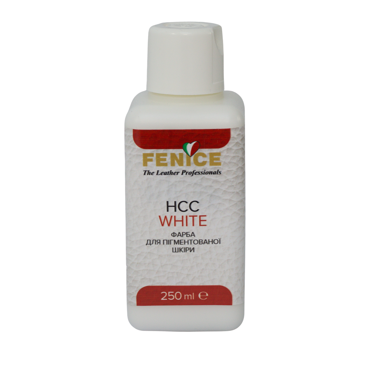 Фарба для шкіри Біла Fenice White, 250 ml, фото 1