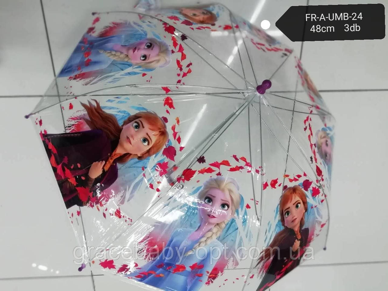 Парасолі для дівчат оптом, Disney, № FR-A-UMB-24
