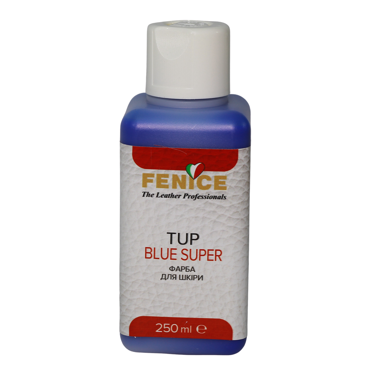 Фарба для шкіри Fenice TUP Super Blue, колір Синій, 250 мл