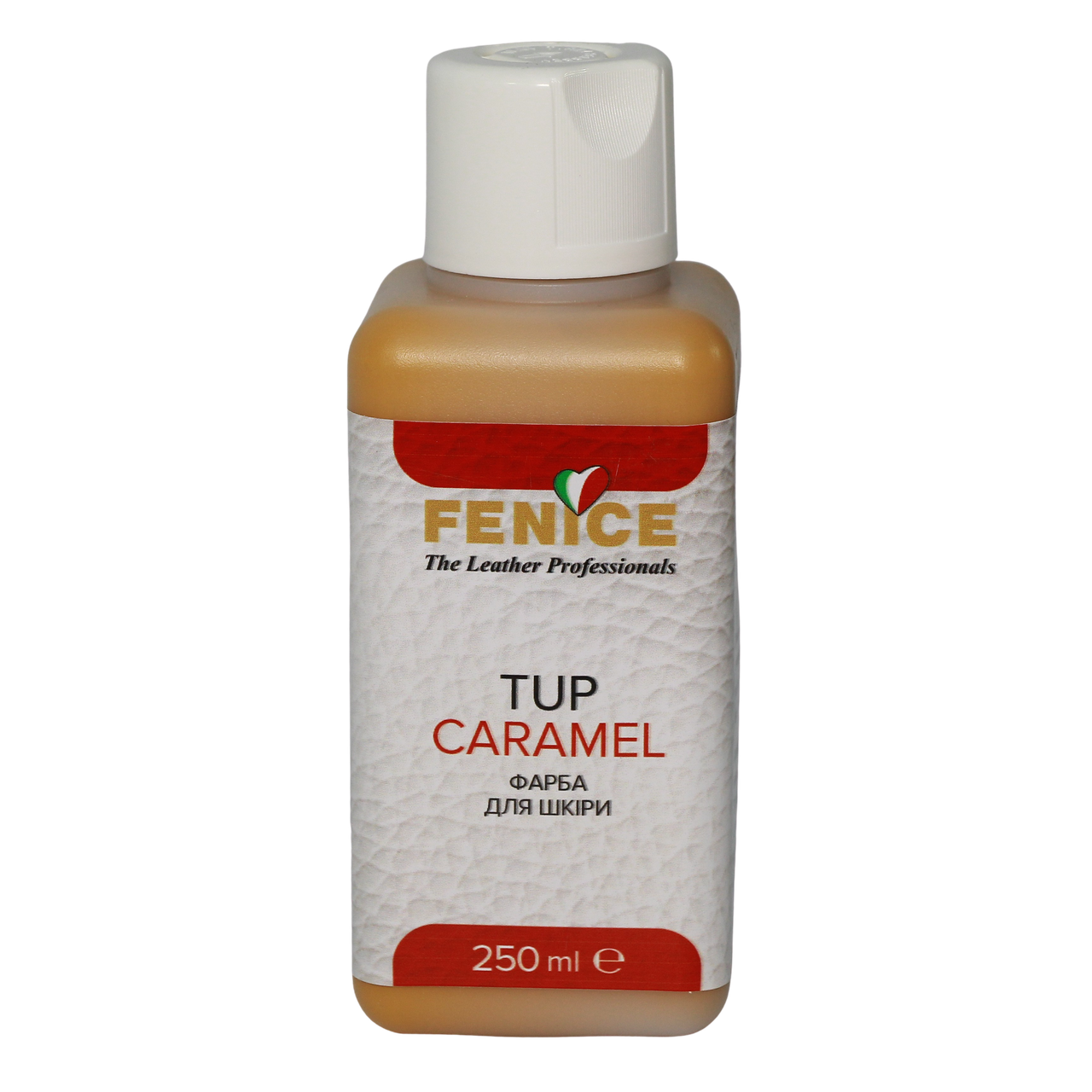 Фарба для шкіри Fenice TUP Caramel, колір Карамель, 250 мл