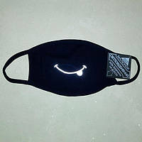 Маска зі світловідбиваючим малюнком "Усмішка" - дитяча