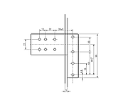 Петля дверна ROTO SOLID до 110 кг колір коричневий наплав 20,0-23,5 мм, фото 3
