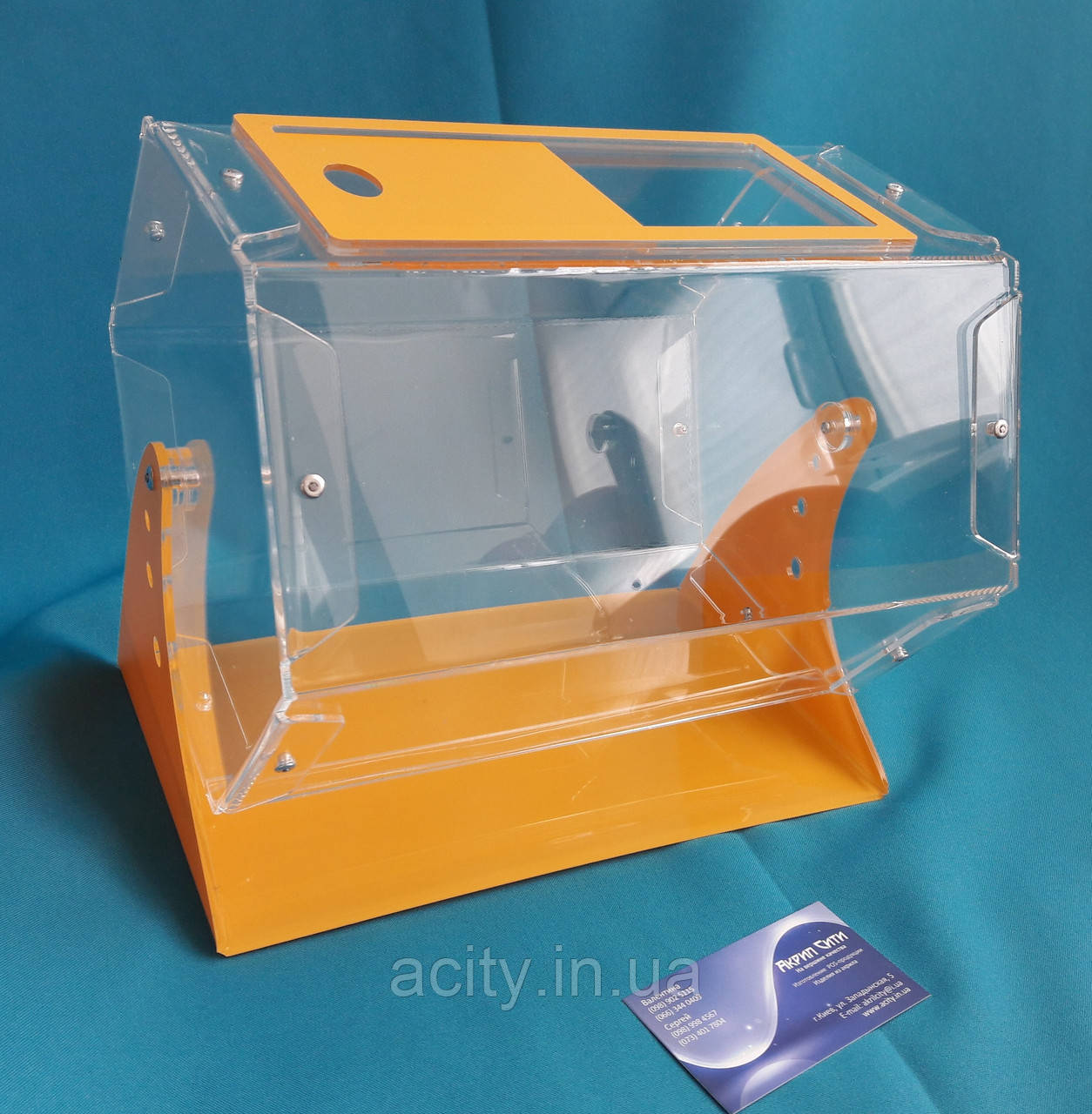 Лототрон для проведення розіграшу 5,5 л Жовтий, фото 1