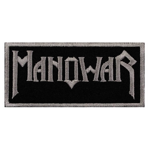 Нашивка MANOWAR 1 лого біле, фото 1