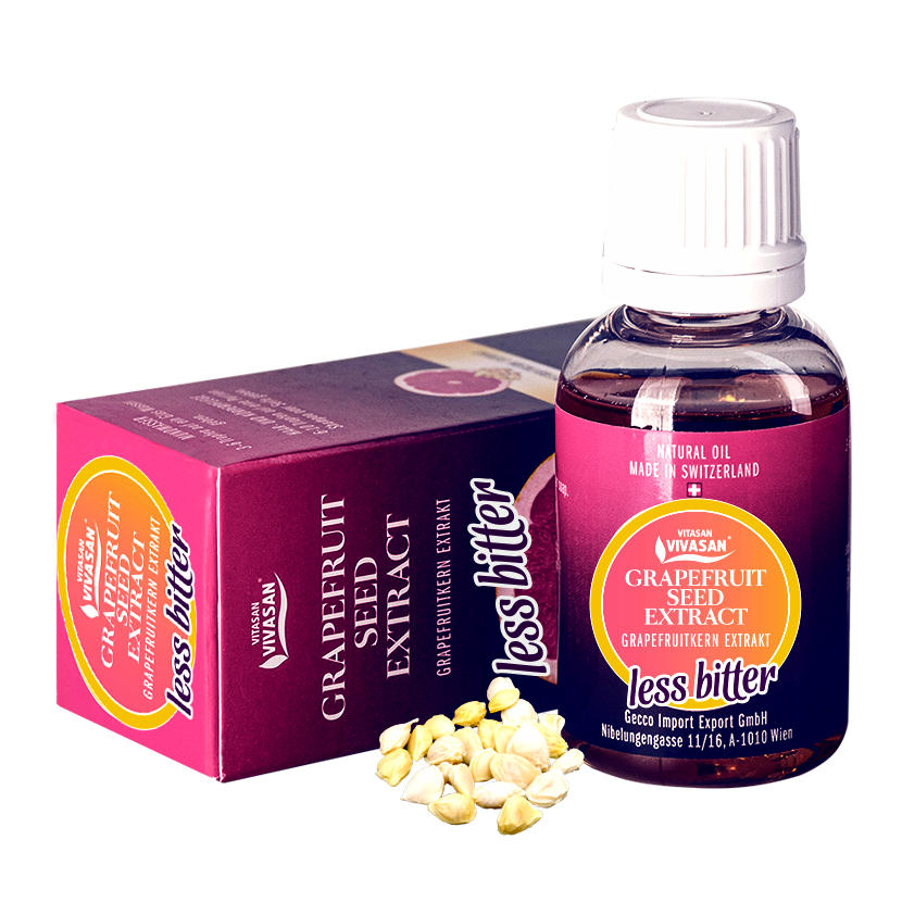 Екстракт грейпфрутових кісточок "без гіркоти" егк Grapefruit seed extract Вівасан Швейцарія 30 мл