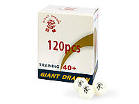 М'ячі для настільного тенісу Giant Dragon Training Silver 40+ 1зв 120 білі