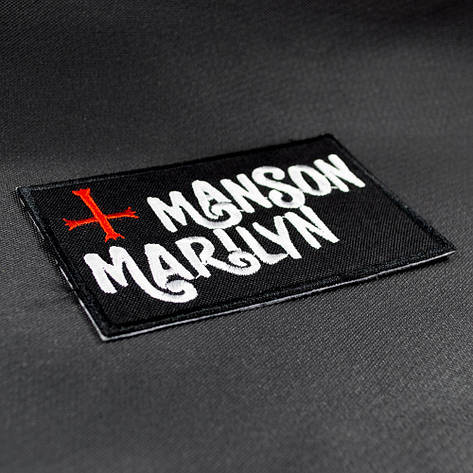 Нашивка MARILYN MANSON готика 2, фото 3