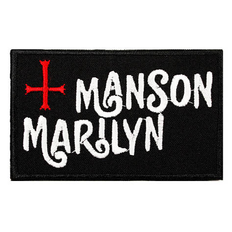 Нашивка MARILYN MANSON готика 2, фото 1