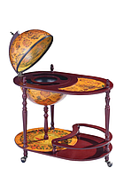 Глобус бар со столиком 420 мм Континент 42004R
