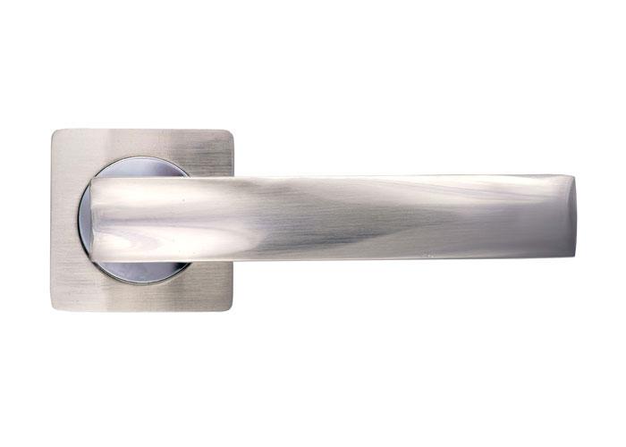 Ручка на розете TRION TURNO-AL 74 SN\CP квадрат