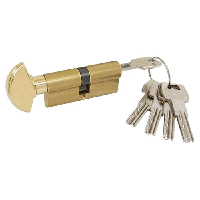 Личинки цилиндры для дверных замков AGB (Италия) Scudo5000/60 мм, ручка-ключ, 33/27, латунь