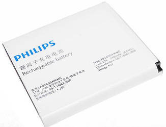 Акумулятор (АКБ, батарея) AB2400AWMC для Philips W6500, 2400 mAh, оригінал
