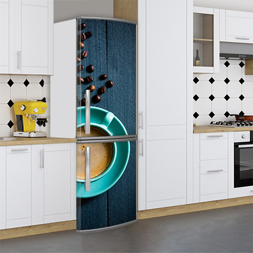 Самофіксуюча наклейка на холодильник магнітна, 180 х 60 см, Лицева