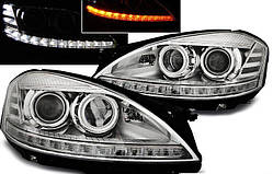 Передні фари ліхтарі оптика на Mercedes-Benz S-Class W221 2010-2013