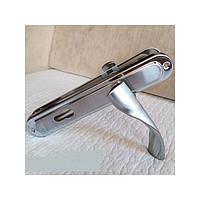 Ручка на планці для вхідних дверей алюміній 85 мм Hi-LUKE BH43C (P04-H50SN/CP)