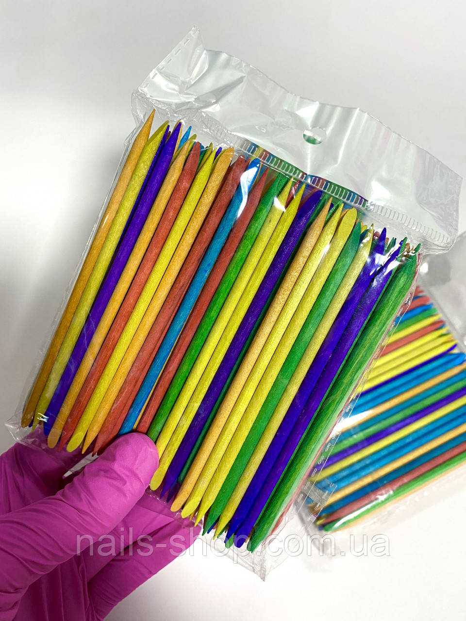 Апельсинові палички кольорові, 100 шт., фото 1