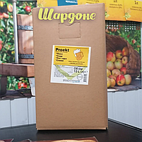 Вино Шардоне найвищий сорт виноградне біле сухе ТМ Гросленталь пак 10 л, фото 2