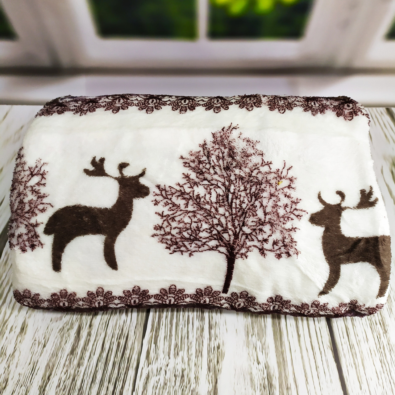 Простирадло махрове мікрофібра 2-спальне, фото 1