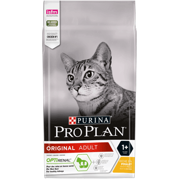 Сухий корм Pro Plan Original Chicken для дорослих кішок з куркою, 10 кг