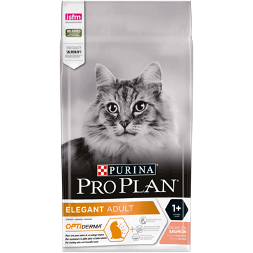 Сухий корм Pro Plan Elegant для кішок з чутливою шкірою з лососем, 1,5 кг