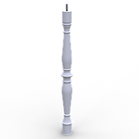 Балясина из гипса, гипсовая балясина бл-9 (h 890мм)