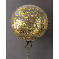 Куля повітряна 48 см (19 дюймів) з метафаном Золото/Срібло