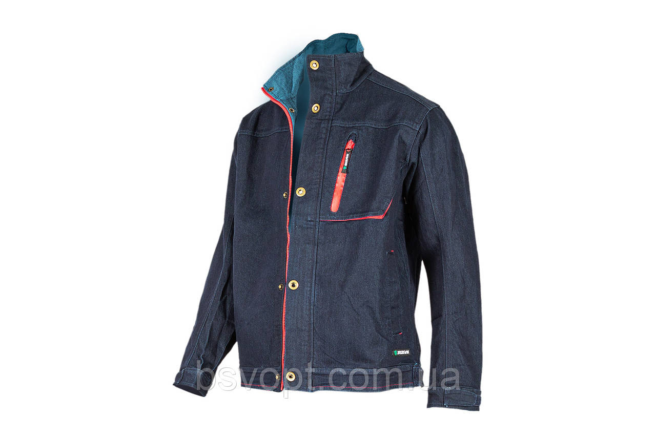 Куртка рабочая джинсовая Sizam Manchester S-3XL синяя 30042