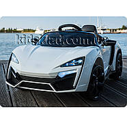 Дитячий електромобіль Lukan Hypersport (2 мотори по 35W, MP3) Baby Tilly T-7623 EVA WHITE Білий, фото 2