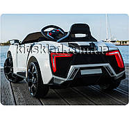 Дитячий електромобіль Lukan Hypersport (2 мотори по 35W, MP3) Baby Tilly T-7623 EVA WHITE Білий, фото 4