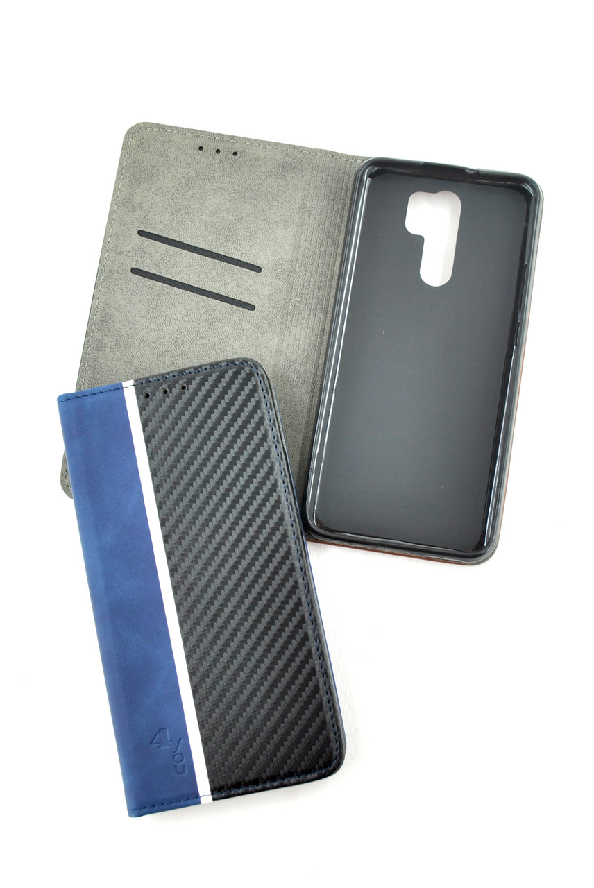 Чохол-книжка для телефону Samsung M01 (2020) Carbon Blue / black (4you)