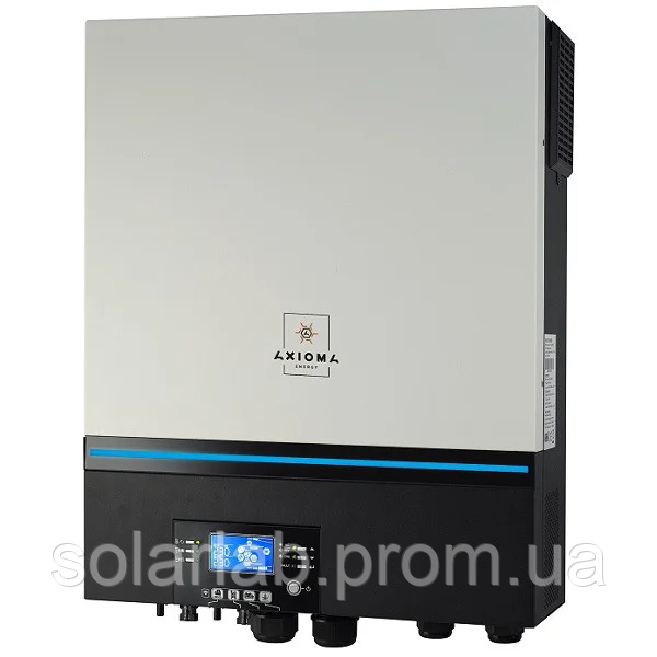 Гибридный ИБП 7200Вт, 48В + 2 МППТ на 8кВт, ISMPPT BFP 7200 (Battery Free+Parallel), AXIOMA energy
