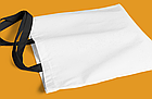 Пляжна сумка/Промо сумка (габардин) для сублімації з чорною ручкою, фото 2