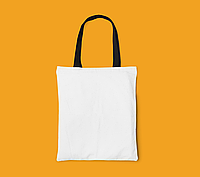 Пляжная сумка/Промо сумка (габардин) для сублимации с черной ручкой