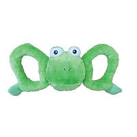 Jolly Pets (Джоллі Пэтс) TUG-A-MAL Frog Dog Toy - Іграшка-пищалка Жаба 11х33х11 см