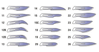 Лезвие для скальпеля размер 23 стерильное