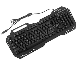 Ігрова мембранна клавіатура з підсвіткою UKC KW-900 Чорна, фото 3