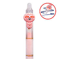 Ручка гелева YES пиши-стирай Lazy boys автоматична 0 5 мм синя (411998), фото 6